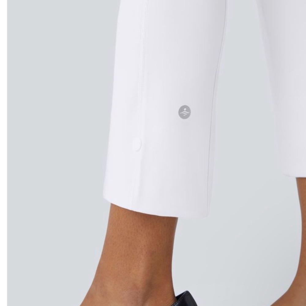 Halara White Control Top Adjustable Length Leggin… - image 2